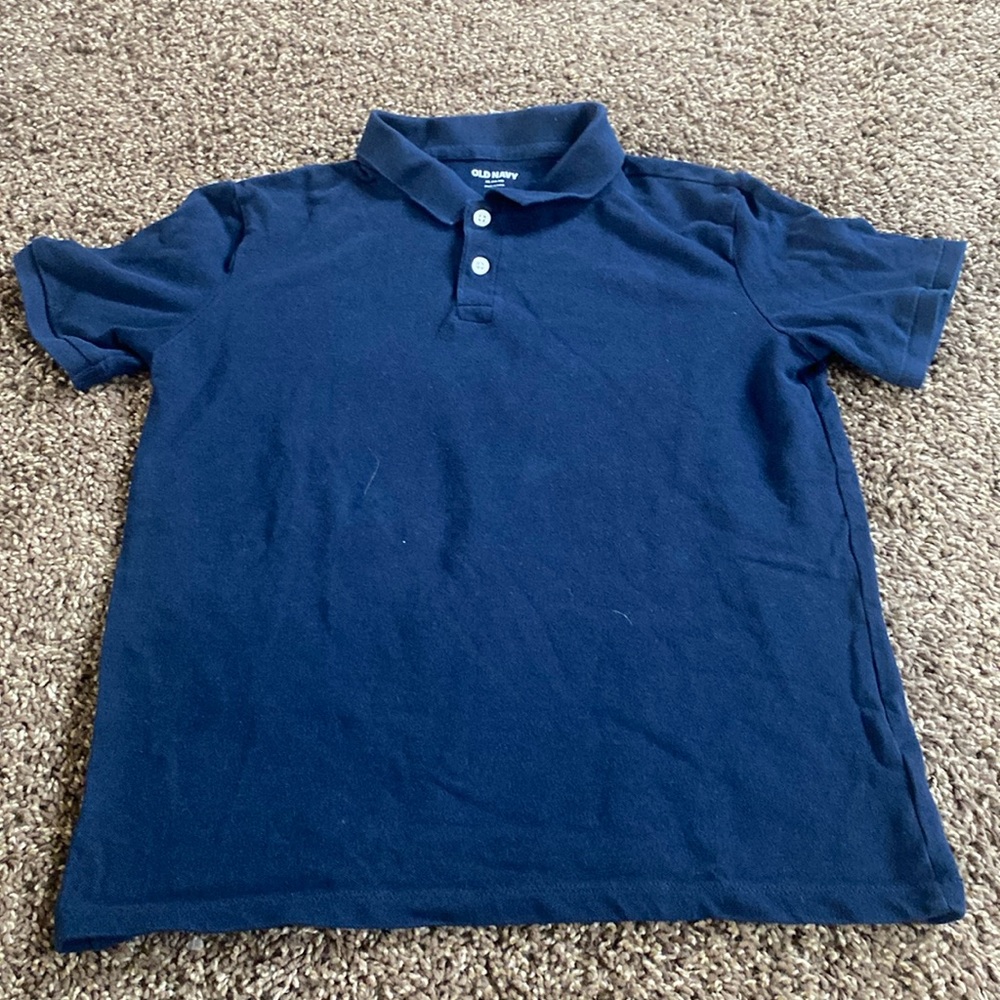 Old Navy Boys XL Navy Blue Polo